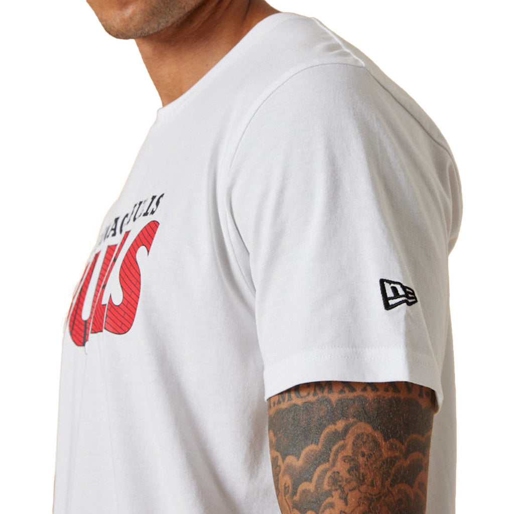 Tee-Shirt New Era Chicago Bulls Nba Wordmark