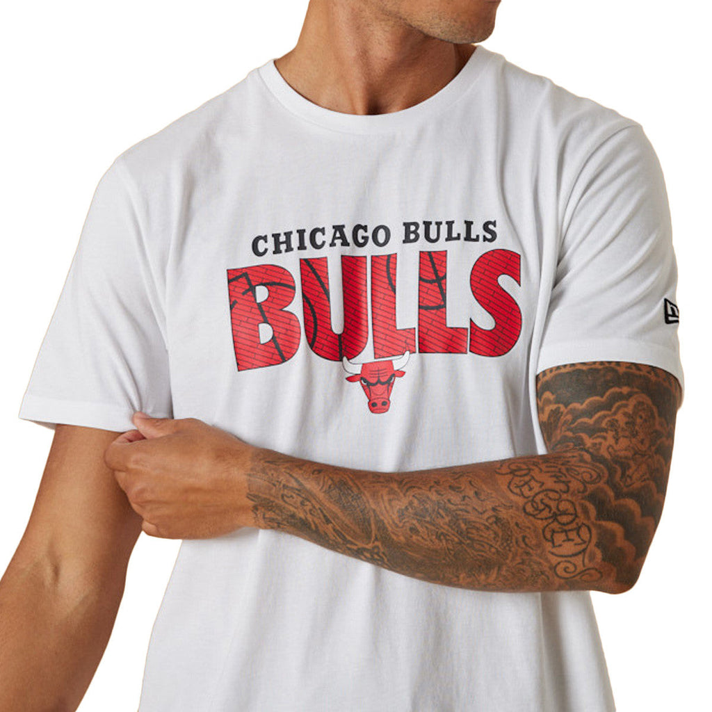 Tee-Shirt New Era Chicago Bulls Nba Wordmark