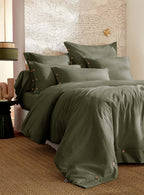 Perrine - Housse De Couette - Percale Unie - Romarin