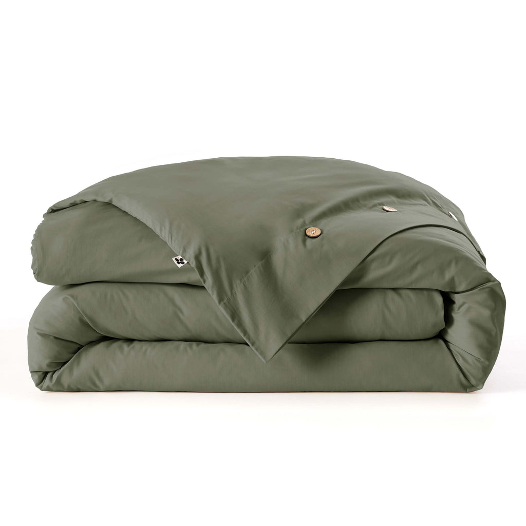 Perrine - Housse De Couette - Percale Unie - Romarin