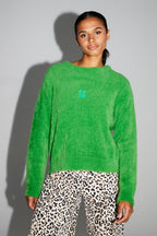Maille Lina Fluffy Green Fabriquée Au Portugal