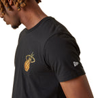 Tee-Shirt New Era Miami Heat Nba Team Colour Water Print