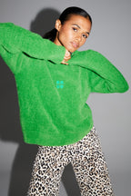 Maille Lina Fluffy Green Fabriquée Au Portugal