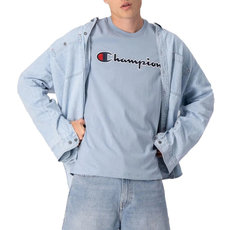 T-Shirt Champion - Bleu