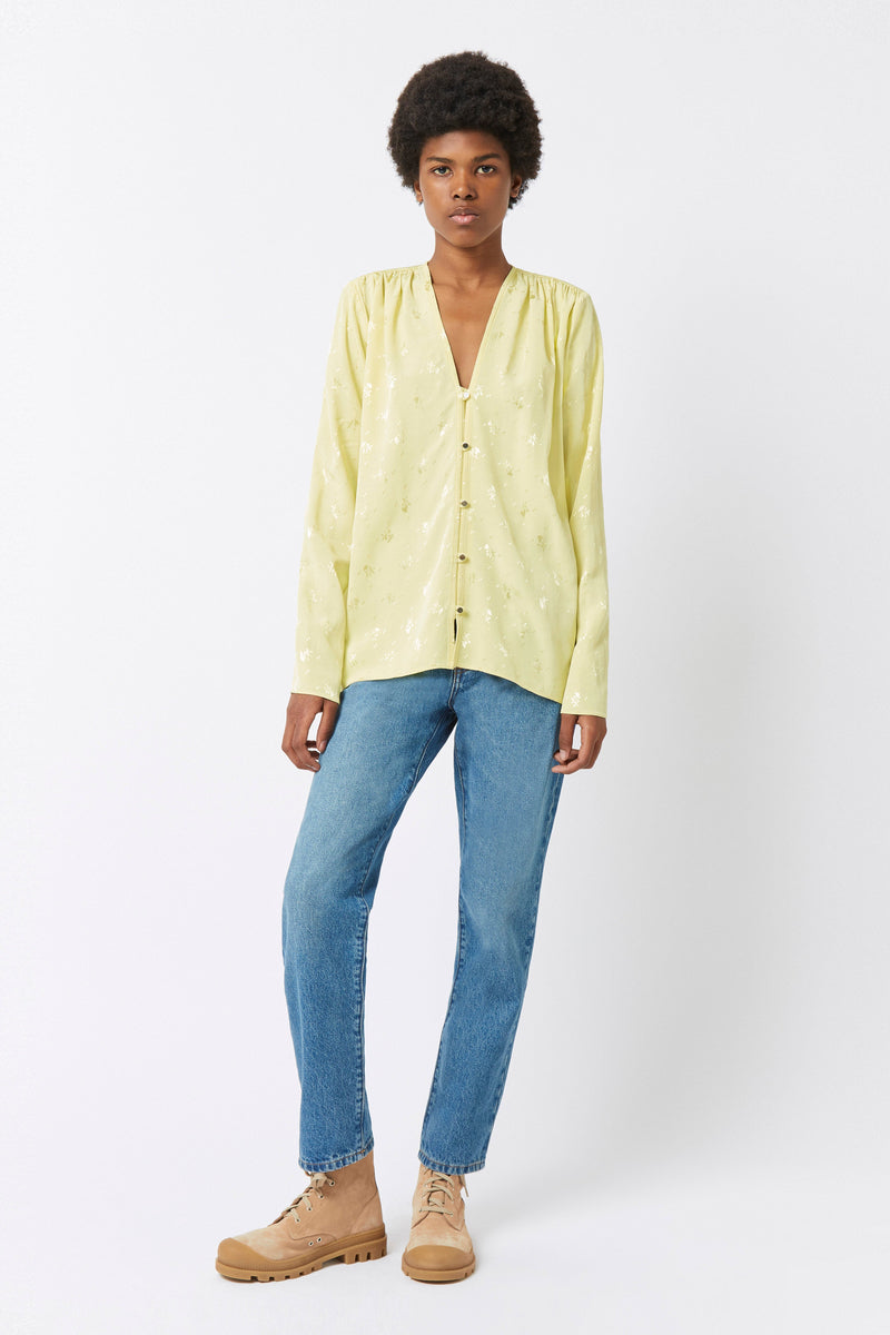 Blouses Doris Gift - uni LIGHT YELLOW