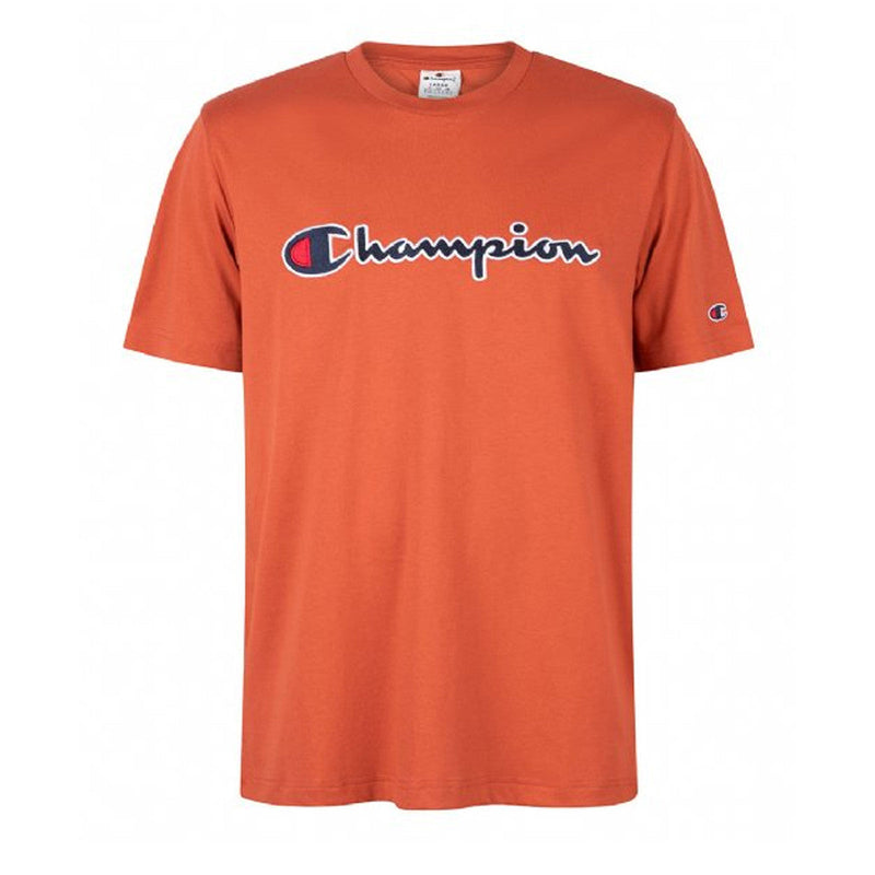 T-Shirt Champion - Orange, Noir.