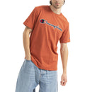 T-Shirt Champion - Orange, Noir.