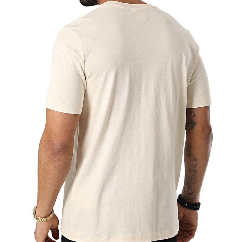 T-Shirt Champion - Beige, Noir.