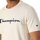 T-Shirt Champion - Beige, Noir.