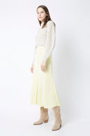 Jupe Elton Gift - uni LIGHT YELLOW