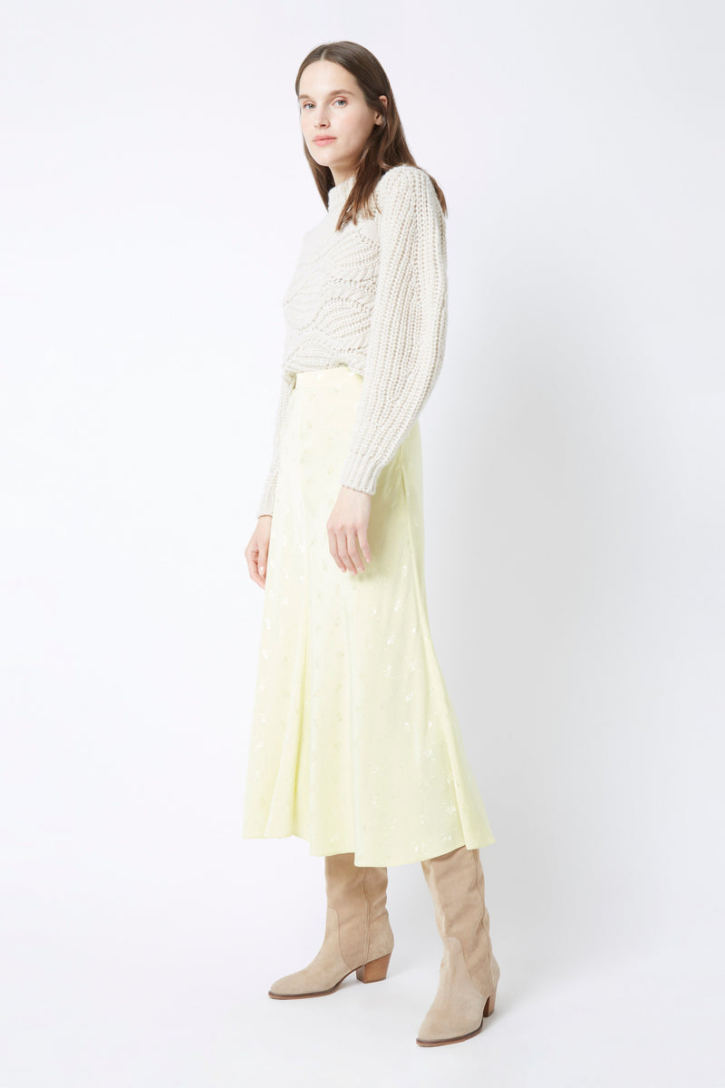Jupe Elton Gift - uni LIGHT YELLOW