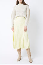 Falda Elton Gift - liso LIGHT YELLOW