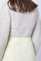 Falda Elton Gift - liso LIGHT YELLOW
