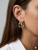 Boucles D'Oreilles Twinny - Doré, Argent Ou Bicolore