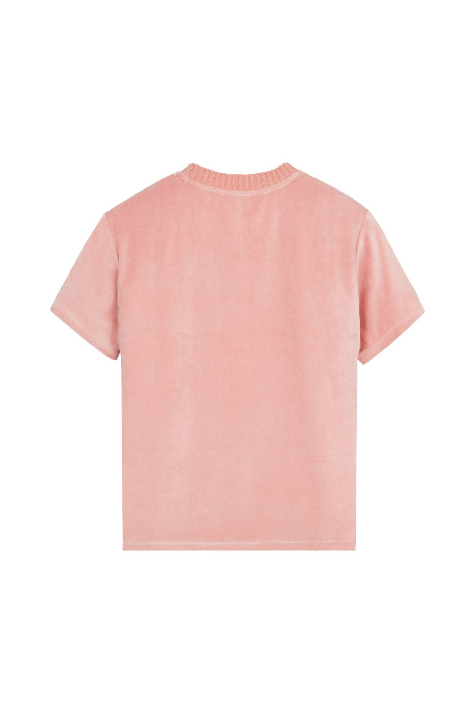 T-Shirt Velours Rykiel Rose - Femme