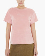 T-Shirt Velours Rykiel Rose - Femme