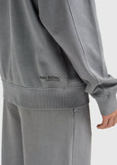 Pull Col Rond Premium Blanks - Washed Grey