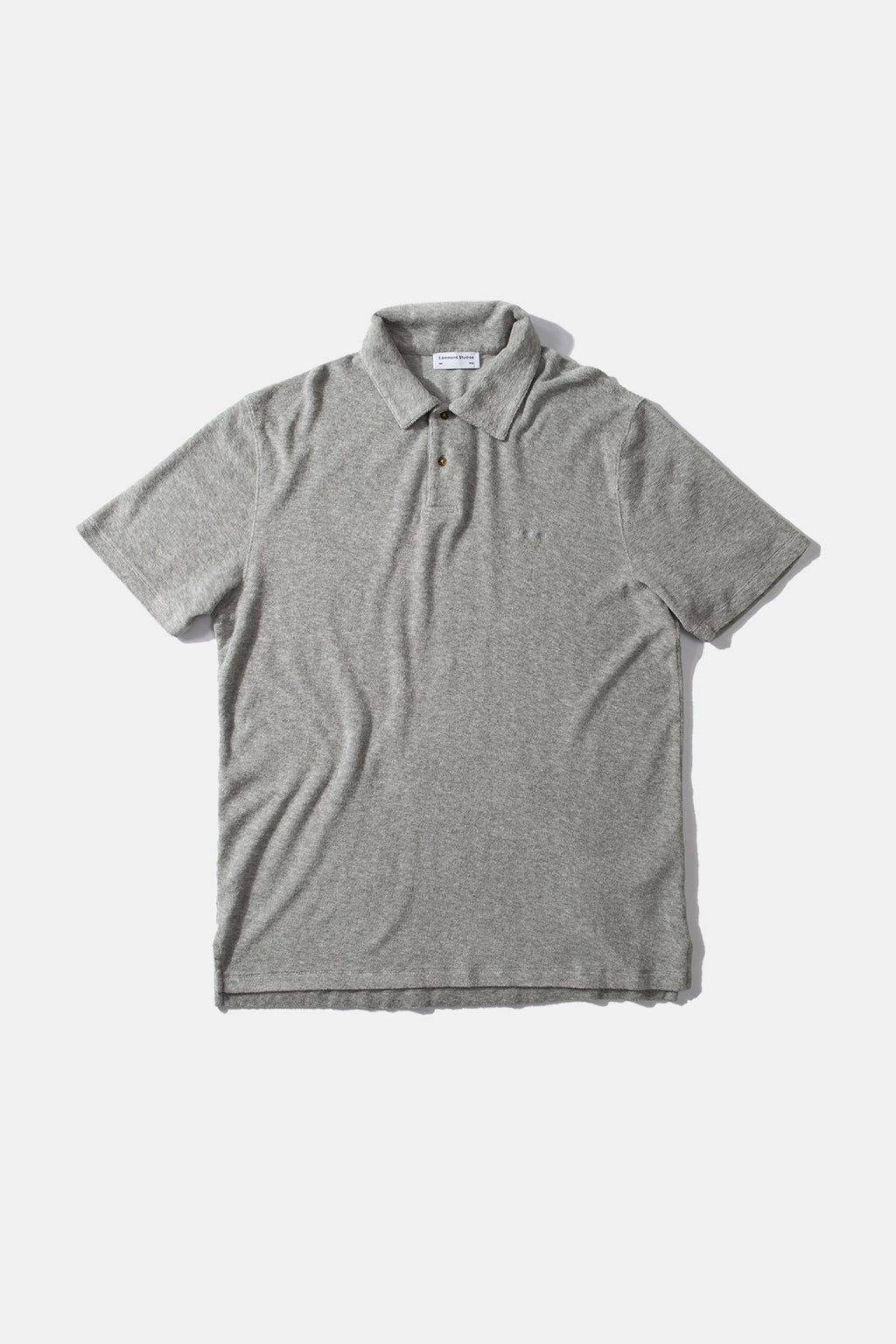 Polo Terry Plain Grey Melange