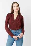 Blouses Doris Gift - uni CERISE NOIRE