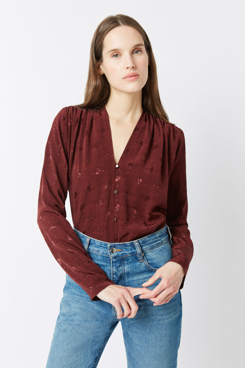 Blouses Doris Gift - uni CERISE NOIRE