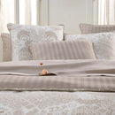 Arles - Housse De Couette + Taie(s) D'Oreiller Satin De Coton Arles Taupe