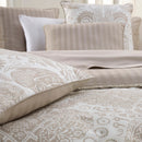 Arles - Housse De Couette + Taie(s) D'Oreiller Satin De Coton Arles Taupe