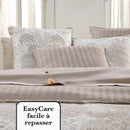 Arles - Housse De Couette + Taie(s) D'Oreiller Satin De Coton Arles Taupe