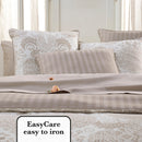Arles - Housse De Couette + Taie(s) D'Oreiller Satin De Coton Arles Taupe