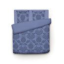 Arles - Housse De Couette + Taie(s) D'Oreiller Satin De Coton Arles Bleu