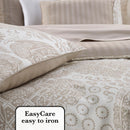 Arles - Set De 2 Taies D'Oreiller Satin De Coton Uni Taupe