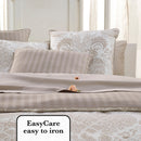 Arles - Drap Plat Satin De Coton Uni Taupe