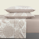 Arles - Drap-Housse Satin De Coton Uni Taupe