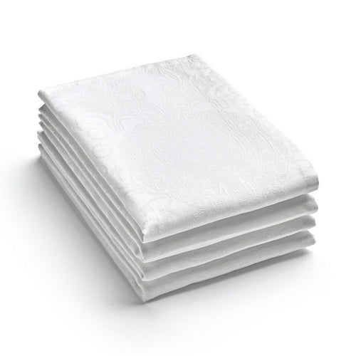 Arles - Set De 4 Serviettes Arles Blanc