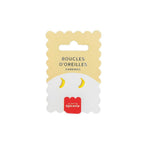 Boucles D'Oreilles En Porcelaine Banane - La Petite Epicerie