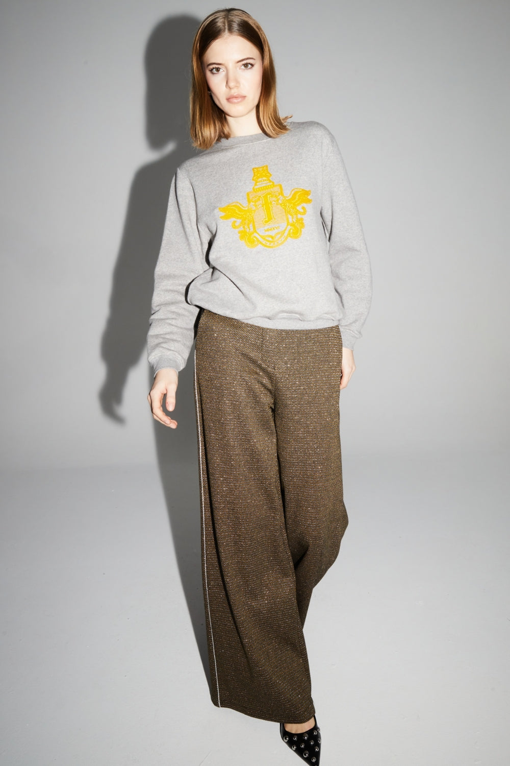 Le Sweatshirt Eddie Broderie Leo Black