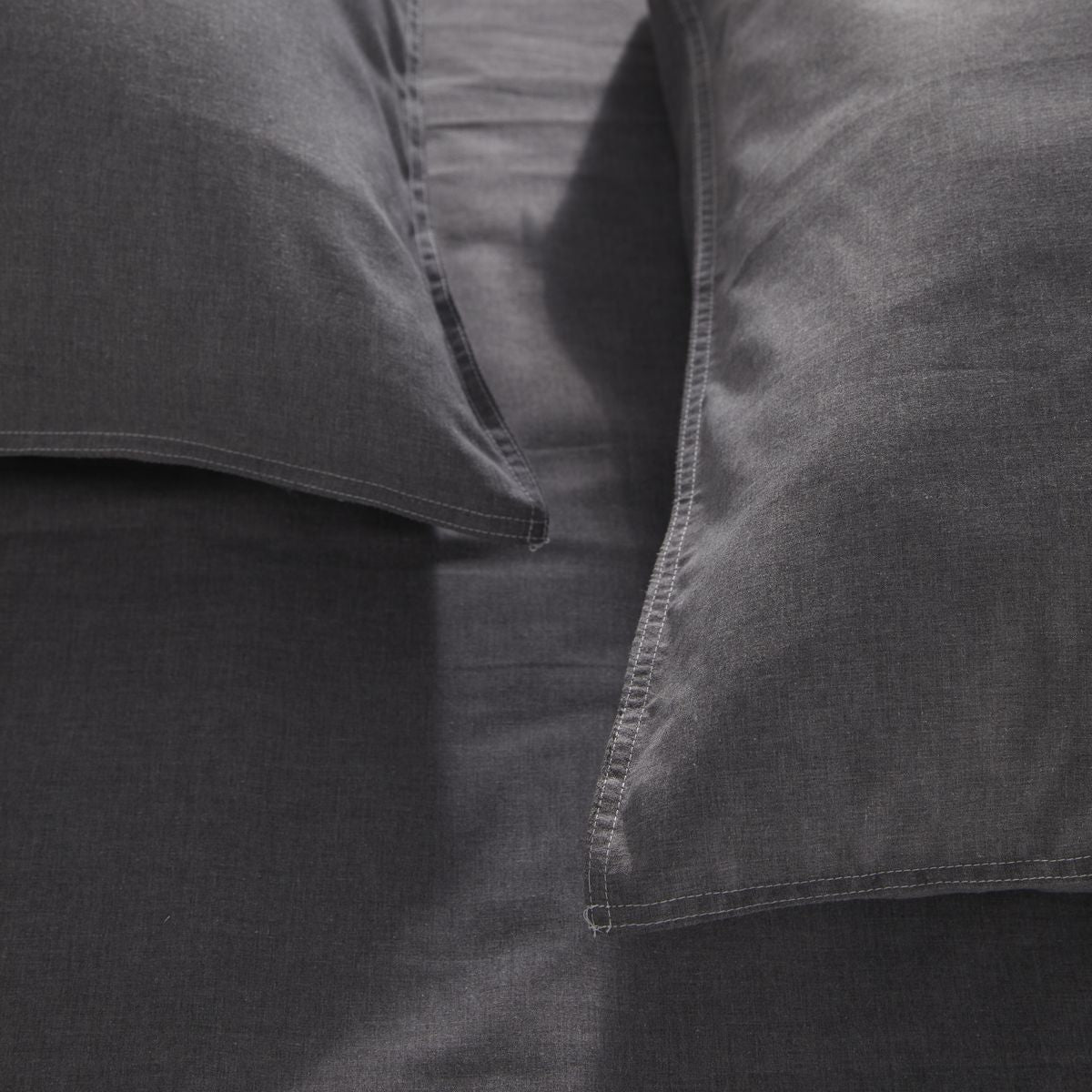 Charme - Juego de Cama Chambray Capucine - Gris