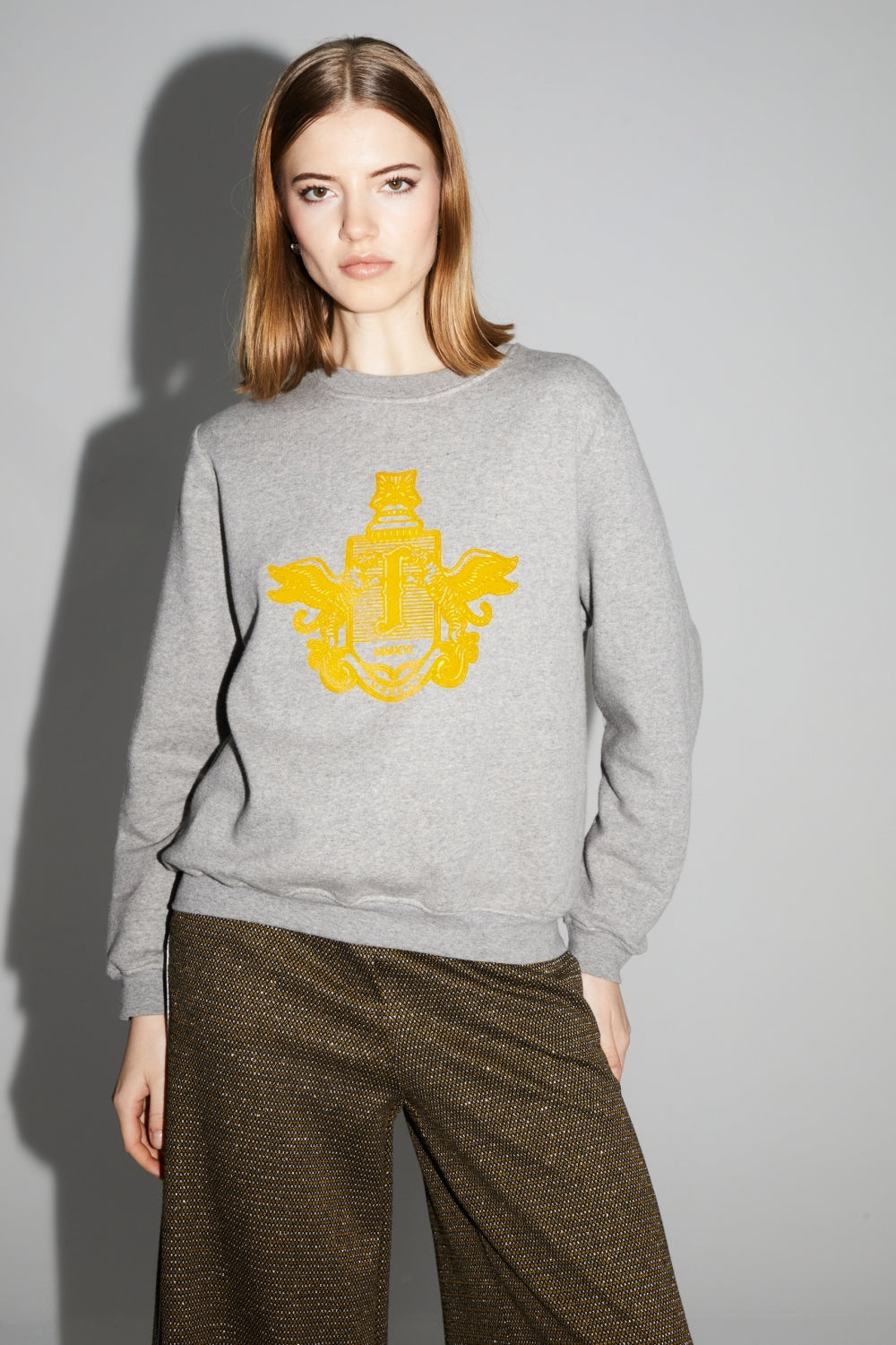 Le Sweatshirt Eddie Broderie Leo Black