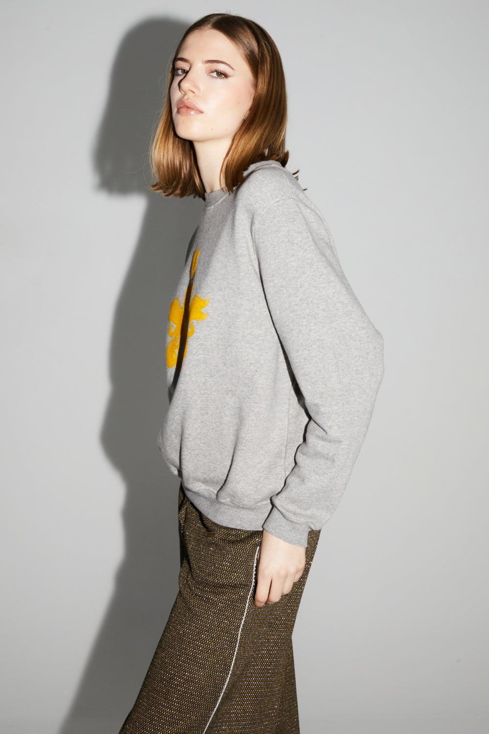 Le Sweatshirt Eddie Broderie Leo Black