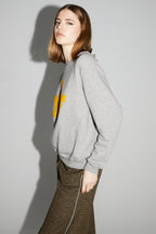 Le Sweatshirt Eddie Broderie Leo Black