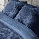 Arles - Housse De Couette + Taie(s) D'Oreiller Satin De Coton Arles Bleu
