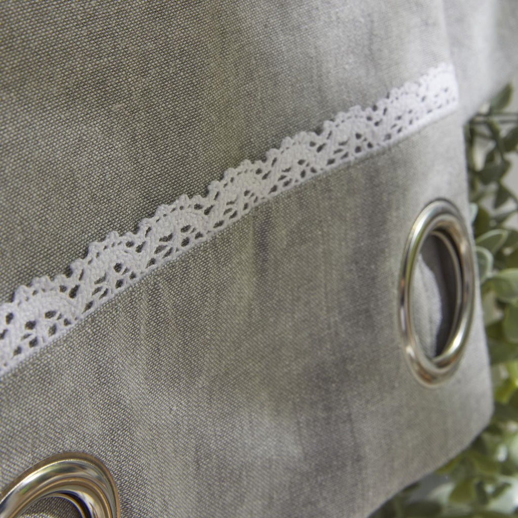 Charme - Rideaux Chambray Capucine - Gris