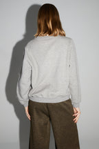 Le Sweatshirt Eddie Broderie Leo Black