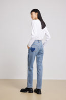 Lily - Jeans - Bleu Denim