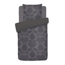 Arles - Housse De Couette + Taie(s) D'Oreiller Satin De Coton Arles Gris Foncé