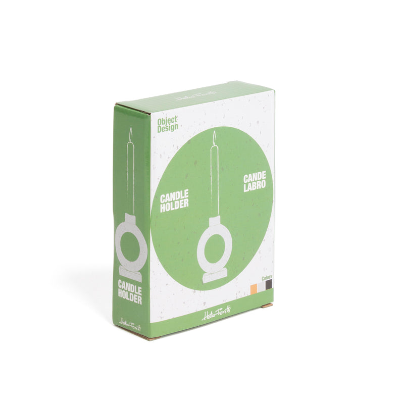 Porte-Bougie Ovale En Céramique Orange