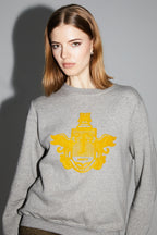 Le Sweatshirt Eddie Broderie Leo Black