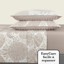 Arles - Ensemble De Draps Satin De Coton Arles Taupe