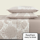 Arles - Ensemble De Draps Satin De Coton Arles Taupe
