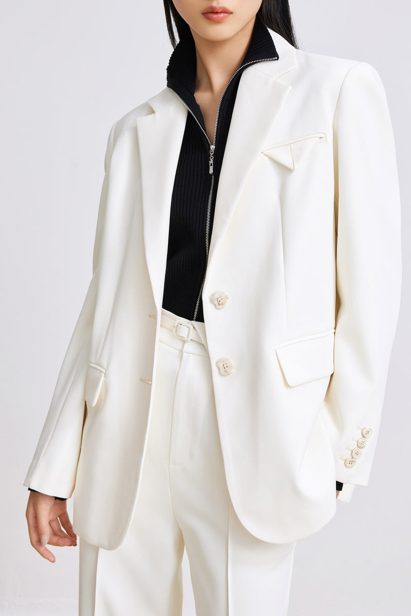Lily - Blazer - Blanc
