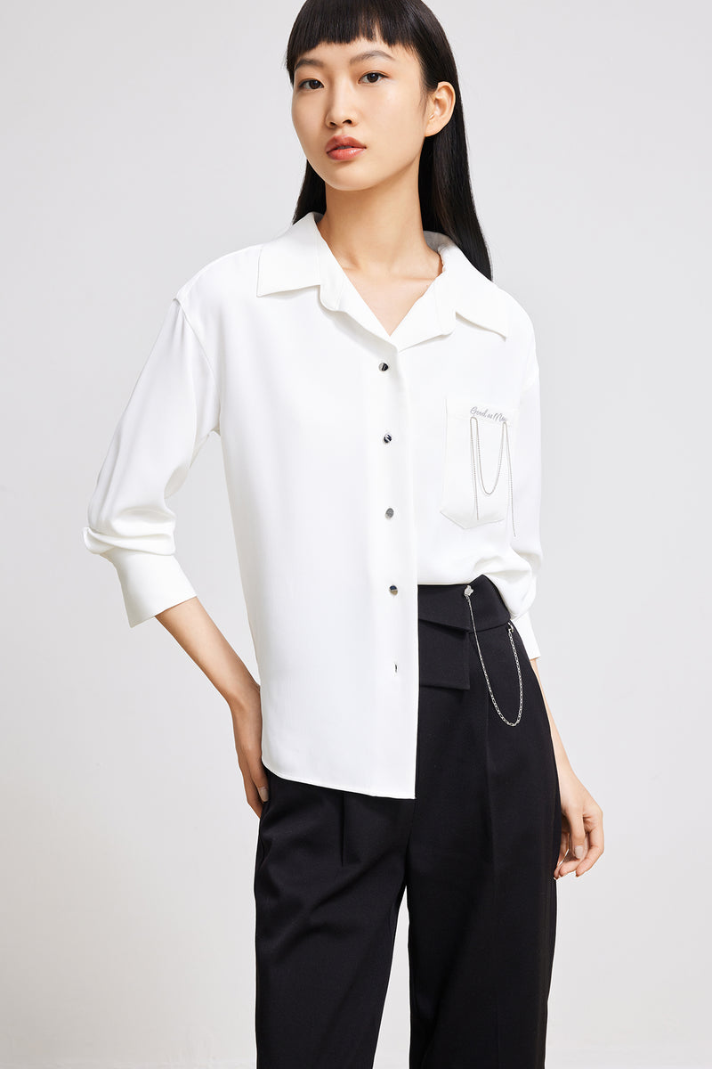 Lily - Chemise - Blanche